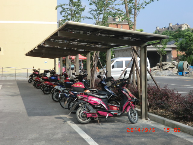 搭建小區(qū)專用非機(jī)動(dòng)車停車棚,認(rèn)準(zhǔn)至尊卡爾指定品牌